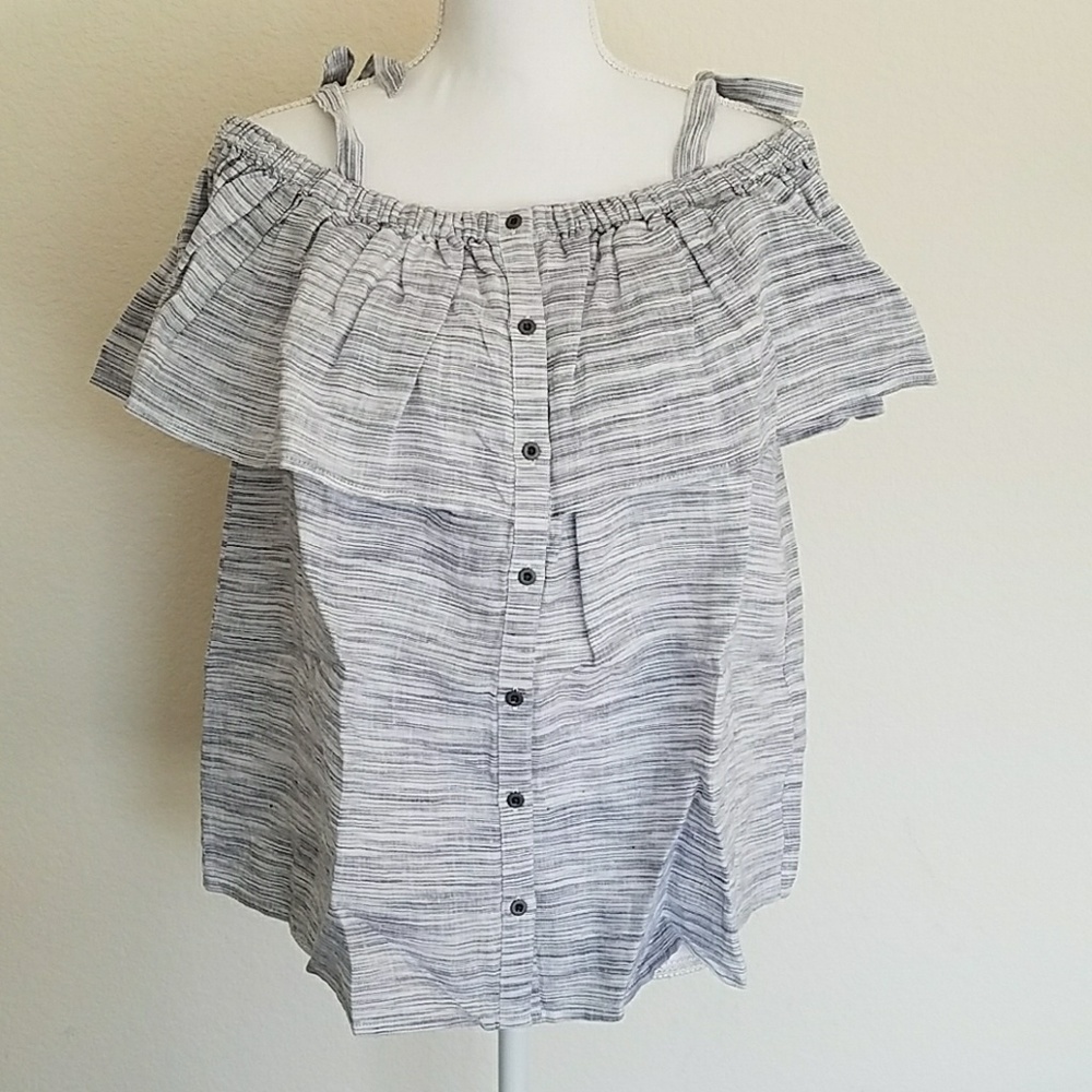 Lucky Brand Off the Shoulder Top 1x